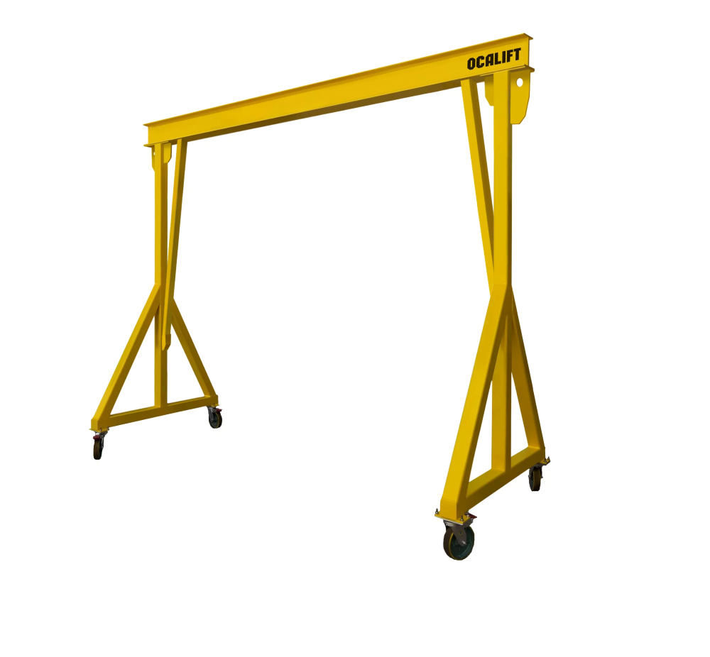 Мини-кран козловой усиленной конструкции (МПУ) OCALIFT г/п 2т 5х5 метров мобильный ручной